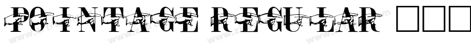 Pointage Regular字体转换